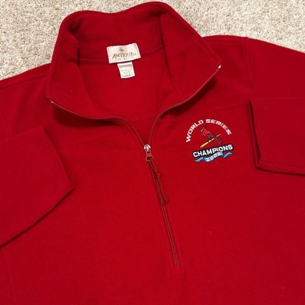Vintage St. Louis Cardinals‎ World Series Fleece | Red | Large